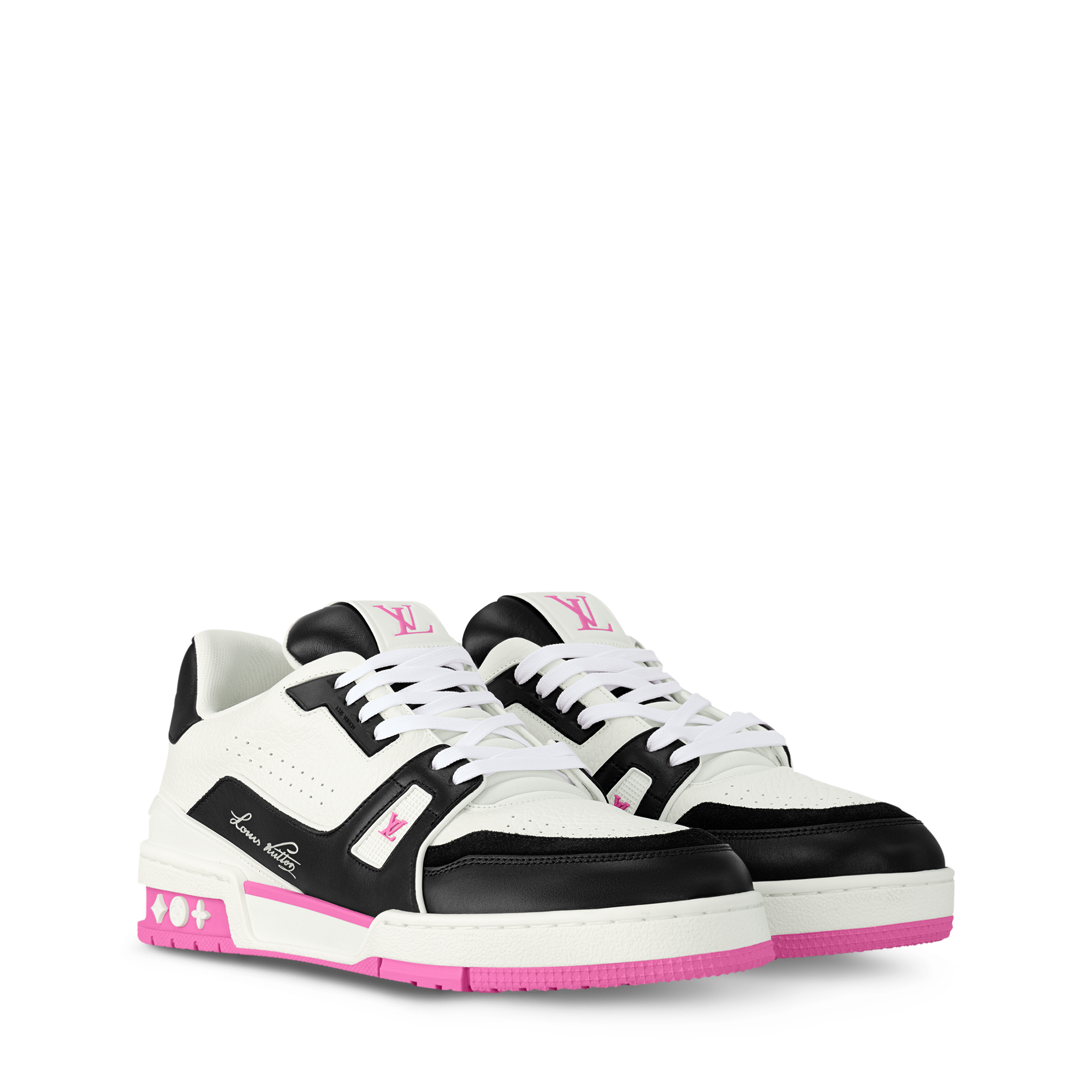 LOUIS VUITTON スニーカー ホワイト/ピンク/ブラック LV Trainer Sneaker - | LOUIS VUITTON